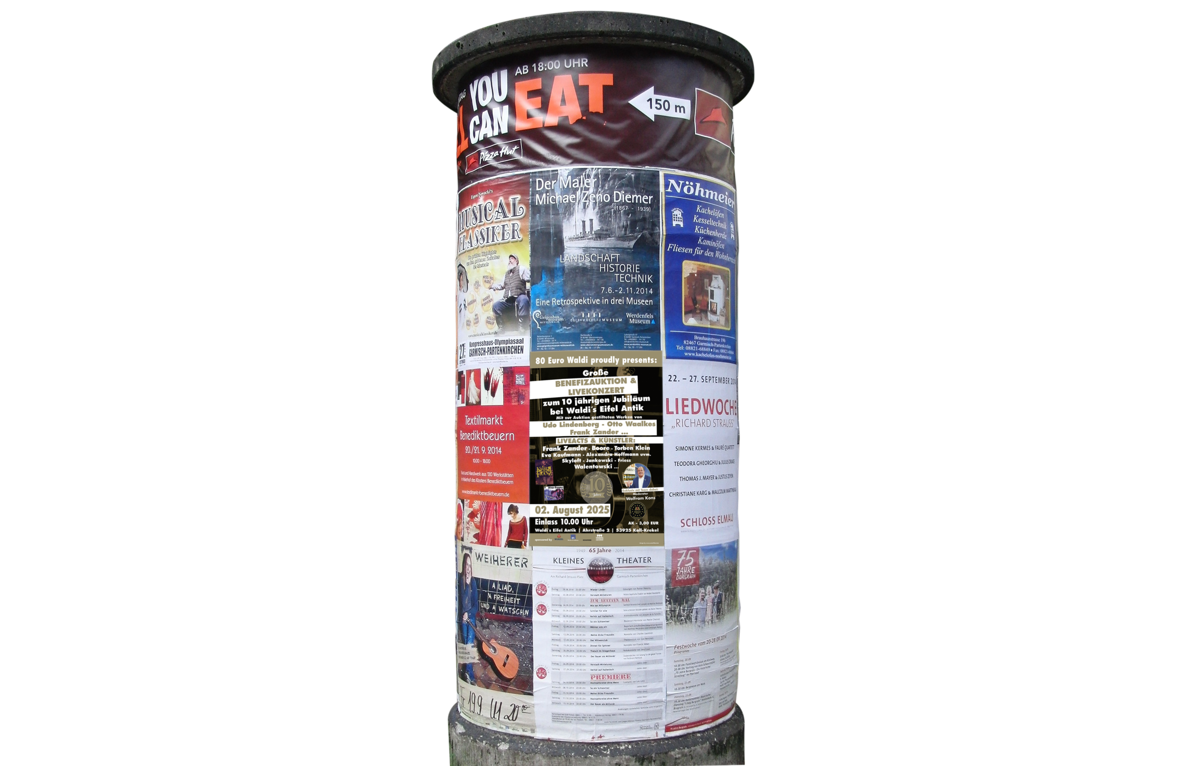 Plakatwerbung Design - Beispielbild